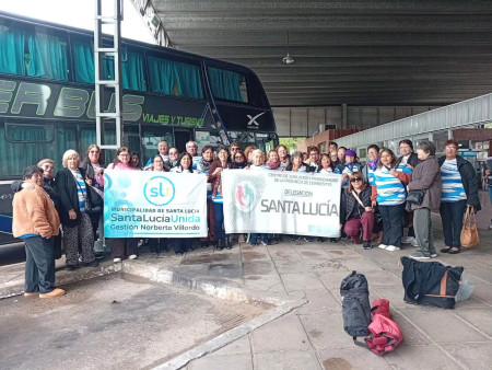 Santa Lucía presente en el abuelazo bellavistense